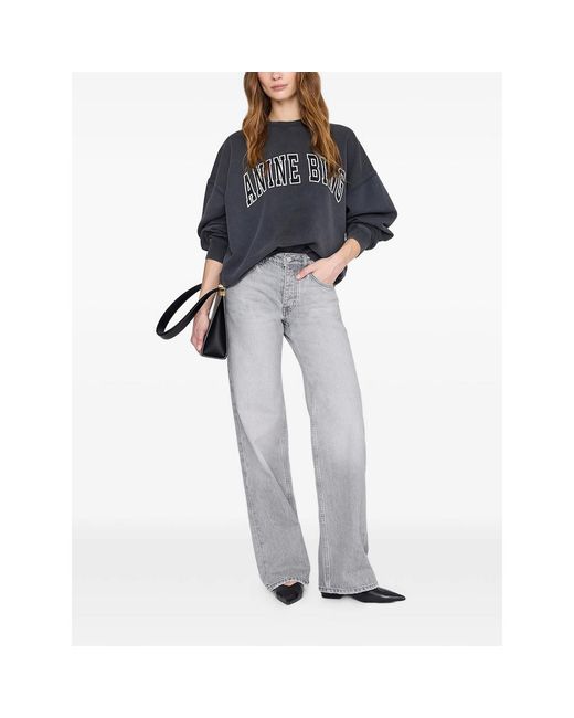 Anine Bing Black Sweatshirts