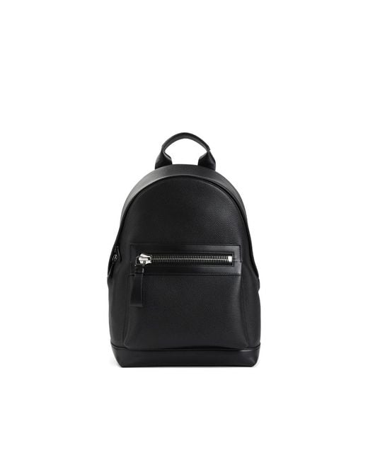 Tom Ford Black Zip-Fastening Backpack for men