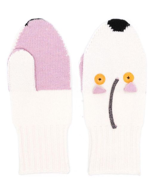 Marni Pink Mouse Puppet Mittens for men