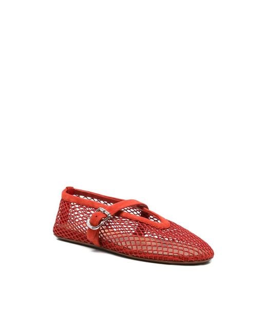 Alaïa Red Ballet Flats