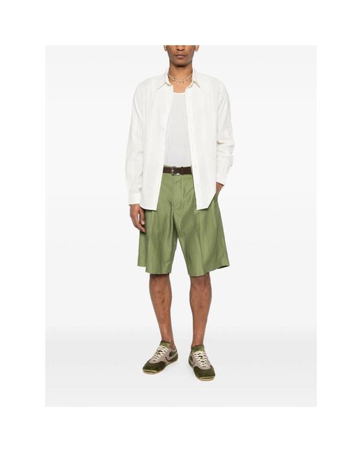 Samsøe & Samsøe White Saryan X Striped Shirt for men
