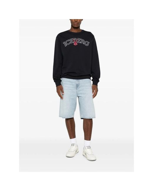 Iceberg Black Sweaters And Knitwear for men