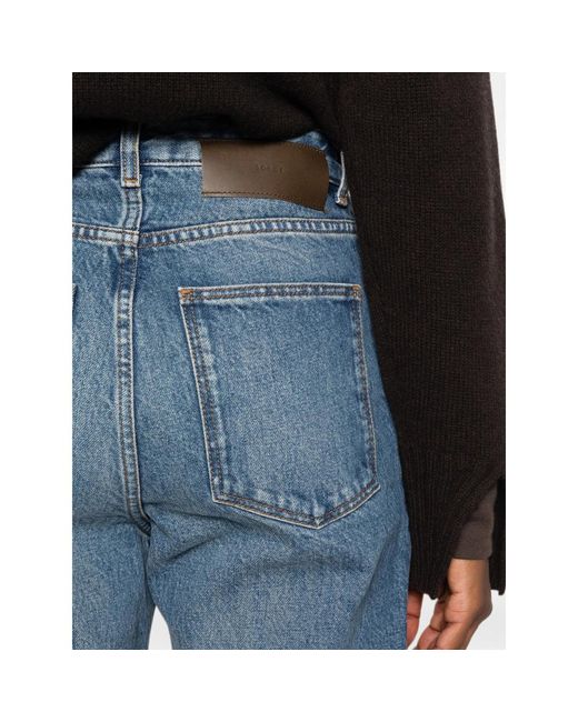 Soeur Blue Wide-Leg Jeans