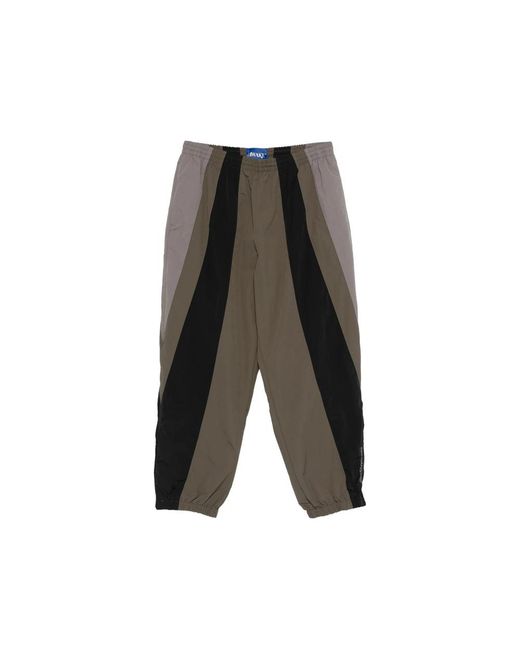 Awake Couture Gray Pusherman Colourblock Track Pants for men