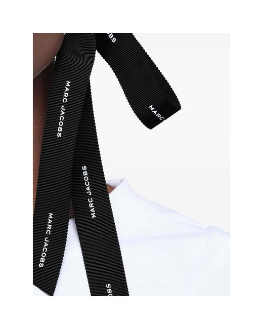 Marc Jacobs Black Clip-On Earrings Grosgrain