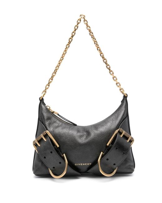 Givenchy Gray Voyou Leather Shoulder Bag