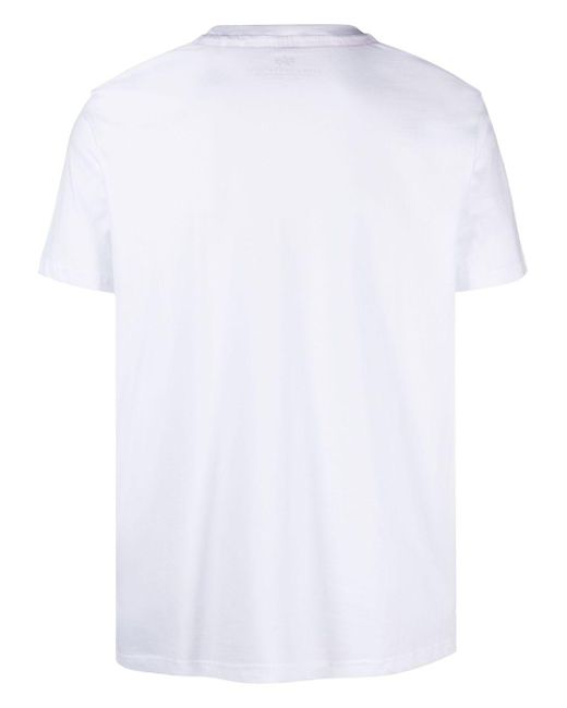 Alpha Industries Blue Nasa Cotton T-Shirt for men