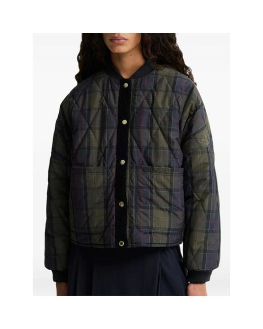 Barbour Black Quilted Reversible Jacket
