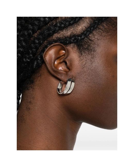 LAG World Metallic Arcade Hoop Earring
