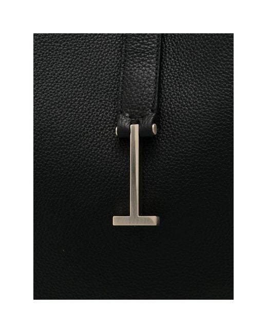 Tom Ford Black Leather Medium Hobo