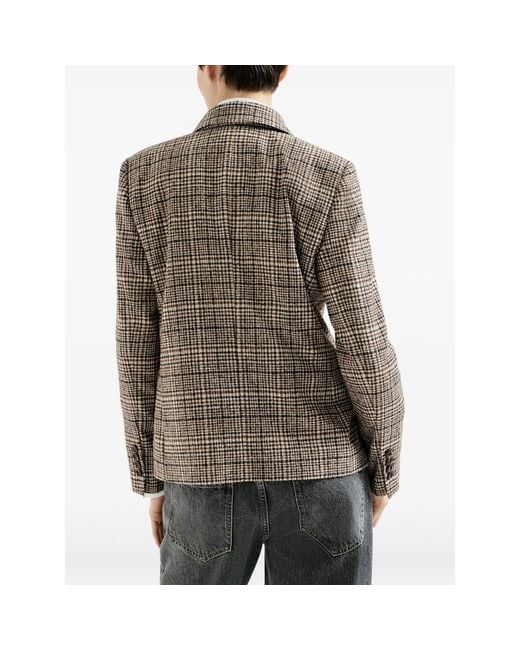 Brunello Cucinelli Brown Jacket Wool-Alpaca