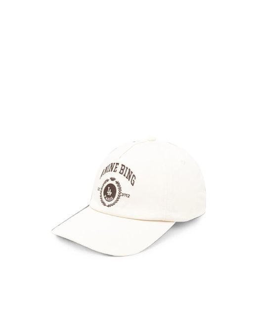 Anine Bing White Jeremy Hat