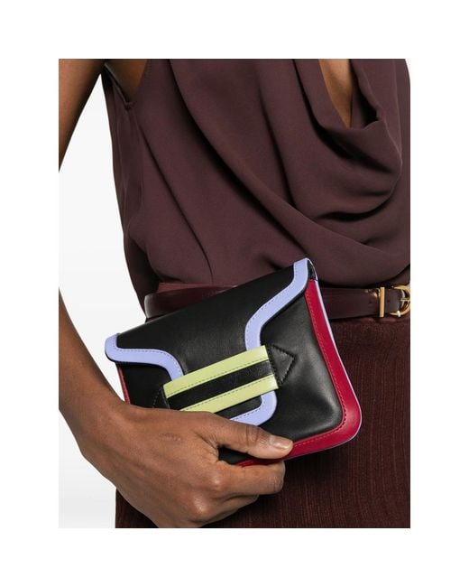 Pierre Hardy Black Colourblock Strap Clutch