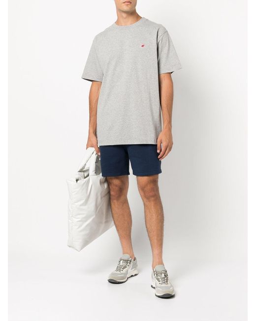 New Balance White Short Sleeve T-shirt for men