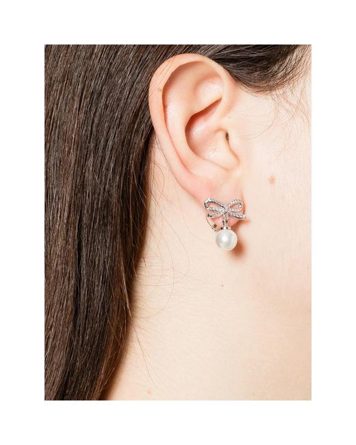 Self-Portrait Metallic Earrings