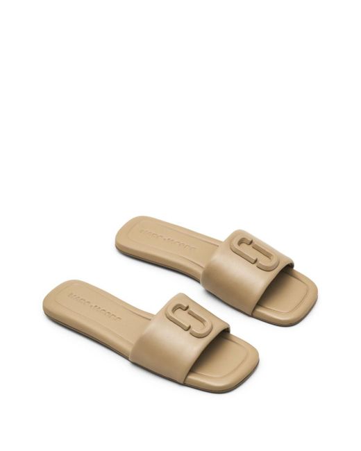 Marc Jacobs Natural The J Marc Leather Sandals
