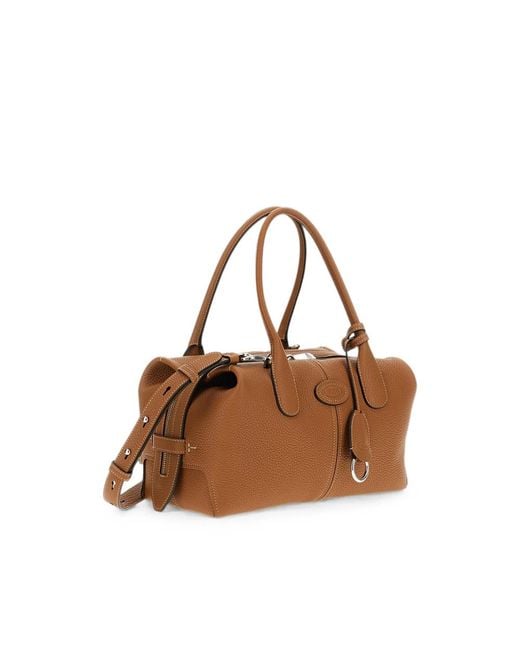 Tod's Brown Leather Tote Bag