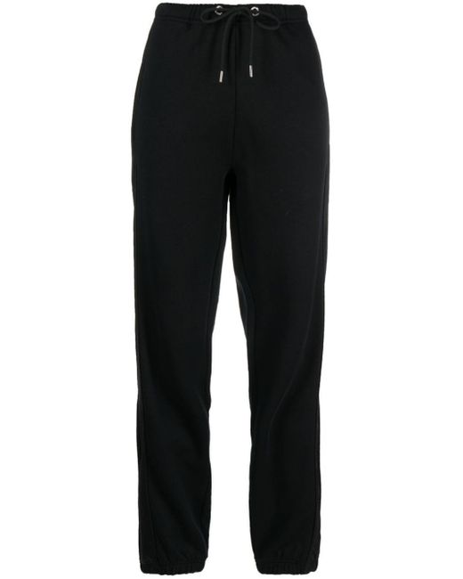 Moncler Black Panelled Cotton-Blend Track Pants
