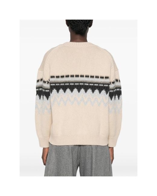 Allude Natural V-Neck Cashmere Cardigan