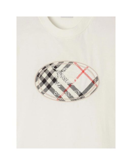 Burberry White T-Shirts & Vests for men