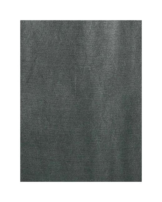 Dries Van Noten Gray Bead-Embellished Fringed Scarf
