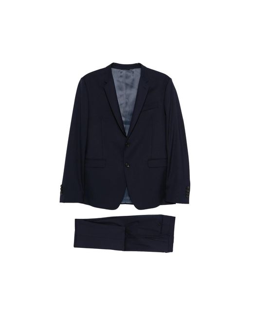 Reveres 1949 Blue Virgin Wool Suit for men