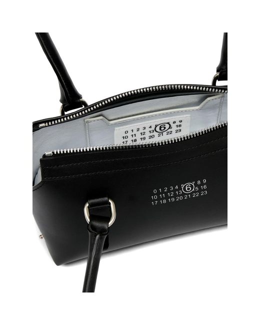MM6 by Maison Margiela Black Bauletto Shoulder Bag Mini