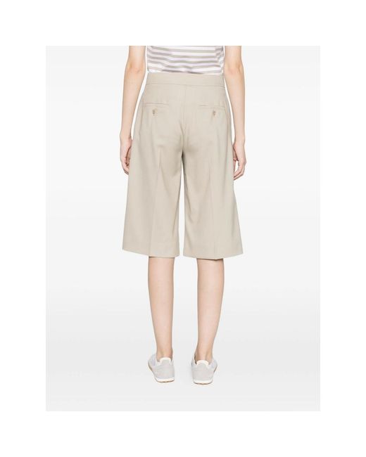Max Mara Natural Neutrals Shorts