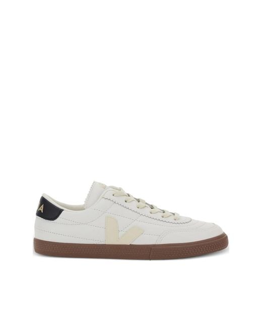 Veja White Panenka Leather Sneakers for men