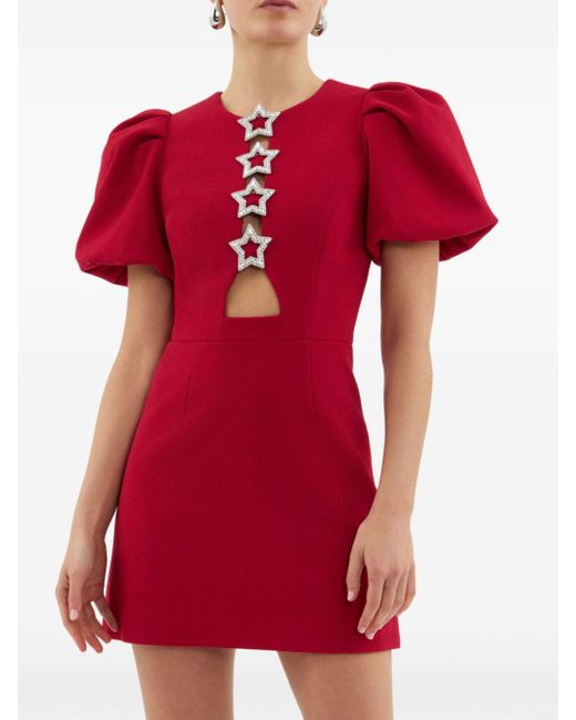 Rebecca Vallance Red Akari Mini Dress