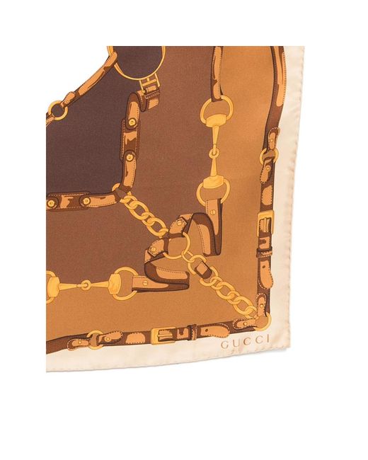 Gucci Brown Scarves