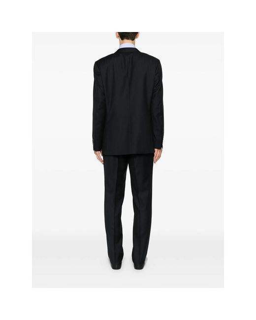 Canali Black Tailored Suit for men