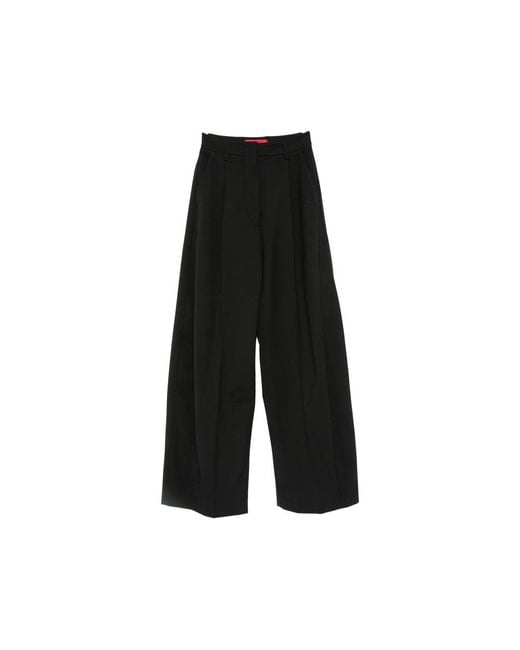 Thelatest Black E-Billie Pleated Tailored Trousers