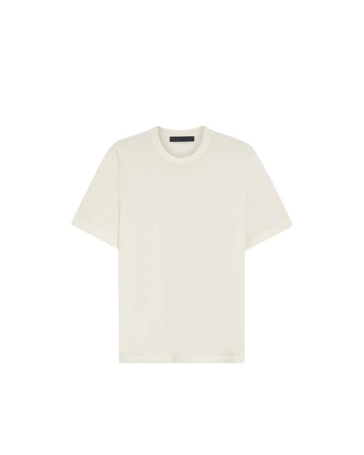 Beckham X Boss White Crew-Neck T-Shirt for men
