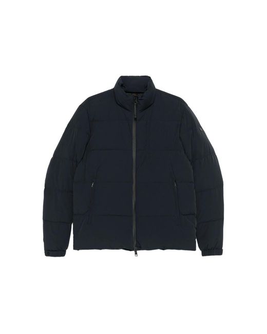 DUNO Blue Quilted Puffer Jacket for men