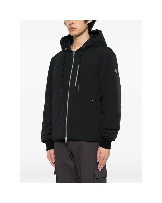 Moose Knuckles Black Outerwears for men