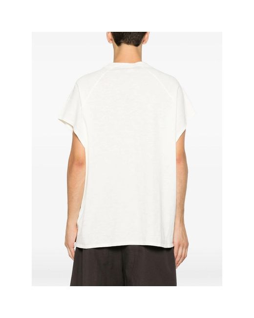 Palm Angels White Neutrals T-Shirts & Vests for men