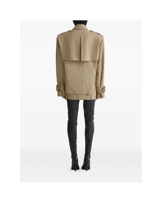 Mugler Natural Buckle Double-Breasted Jacket