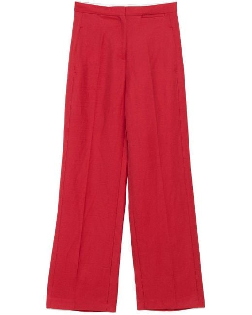 Loulou Studio Red Primo Trousers