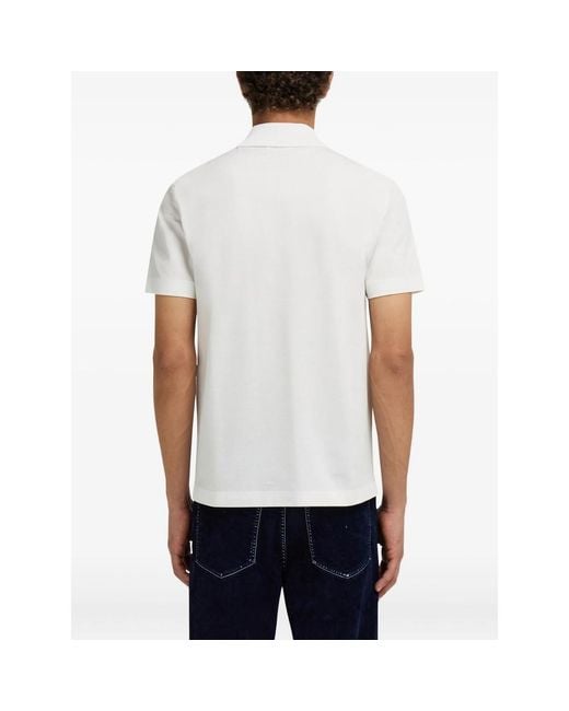 Ferragamo White Polo Shirts for men