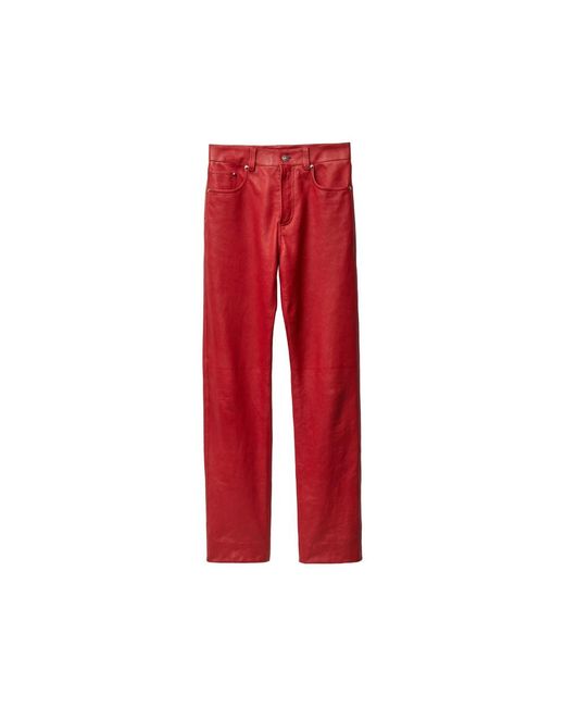 Versace Red Trousers