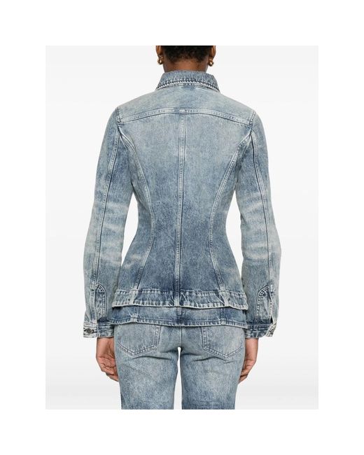 DIESEL Blue Button-Fastening Denim Jacket