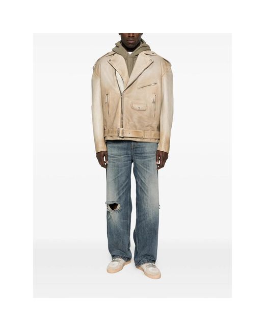 Golden Goose Deluxe Brand Natural Leather Outerwears Neutral for men