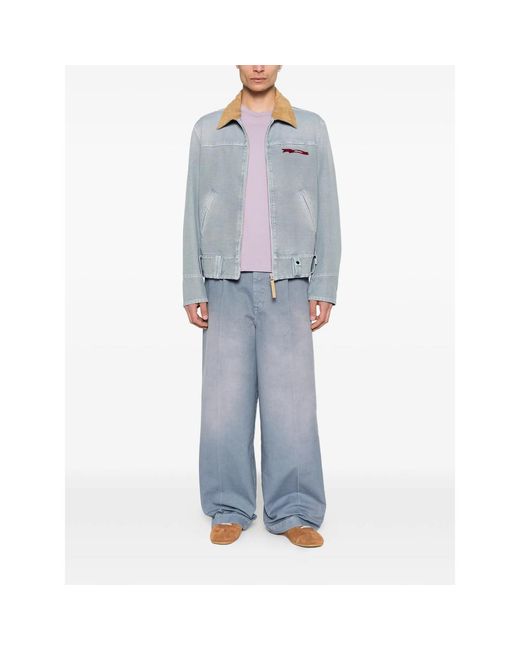 Marni Blue Trousers for men