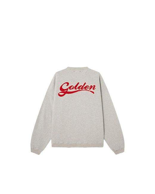 Golden Goose Deluxe Brand Gray Sweatshirt for men