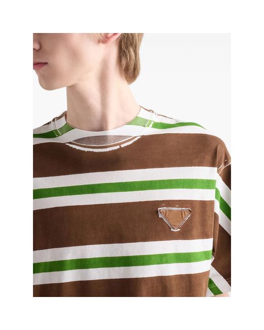 Prada Green T-Shirts & Vests for men
