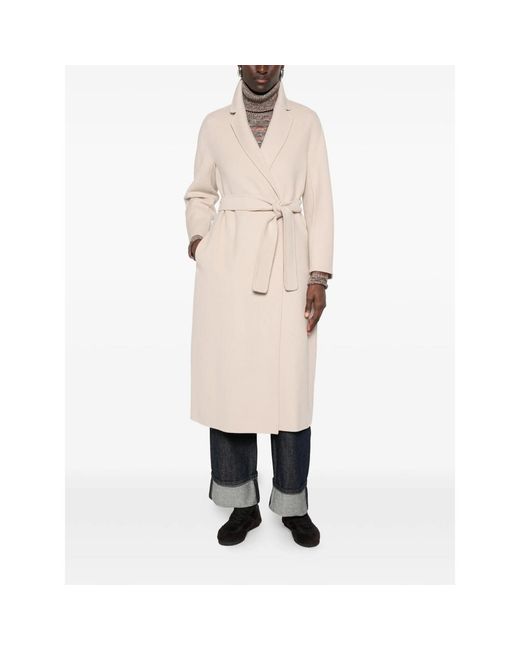 Max Mara White Neutrals Coats