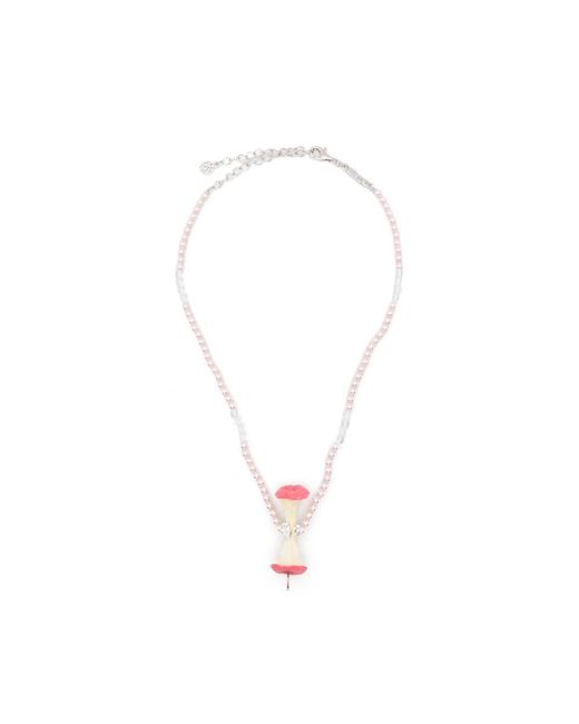 YVMIN White Apple Core Necklace