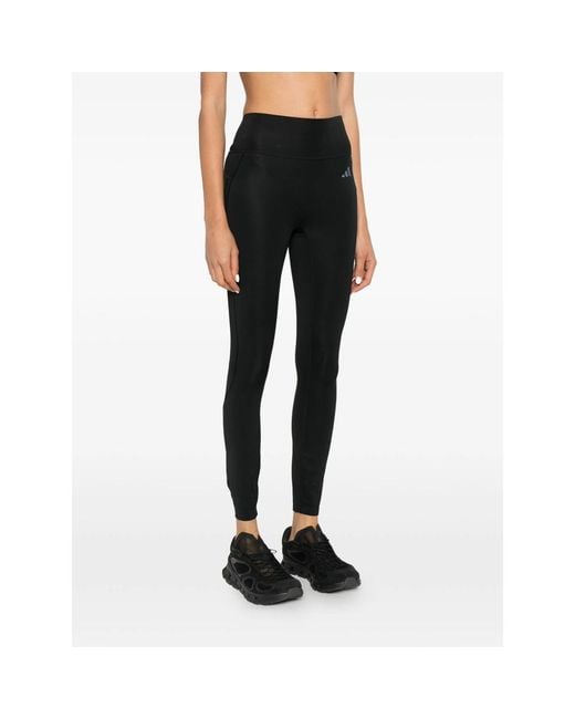Adidas X Entire Studios Black X Entire Studios Logo-Print Leggings