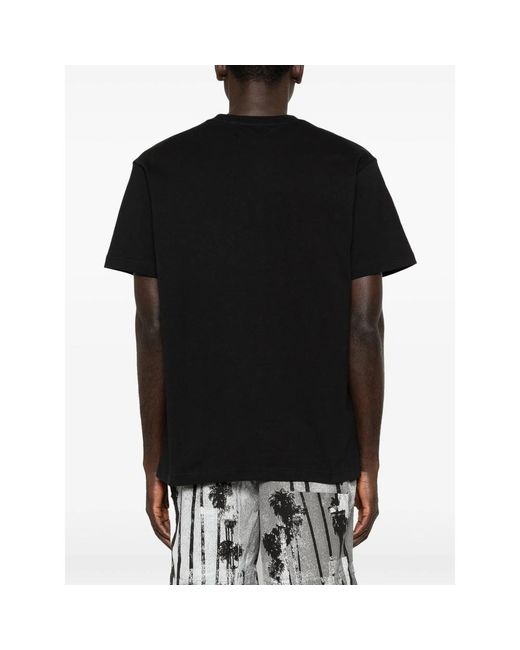 Purple Brand Black Mirage Graphic-Print T-Shirt for men